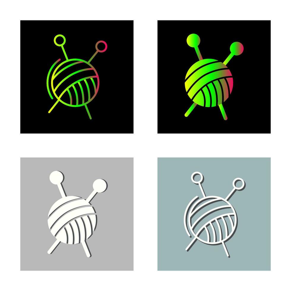 Knitting Vector Icon