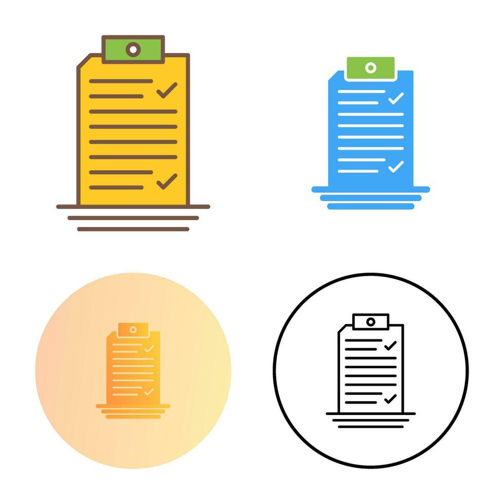 Check List Vector Icon