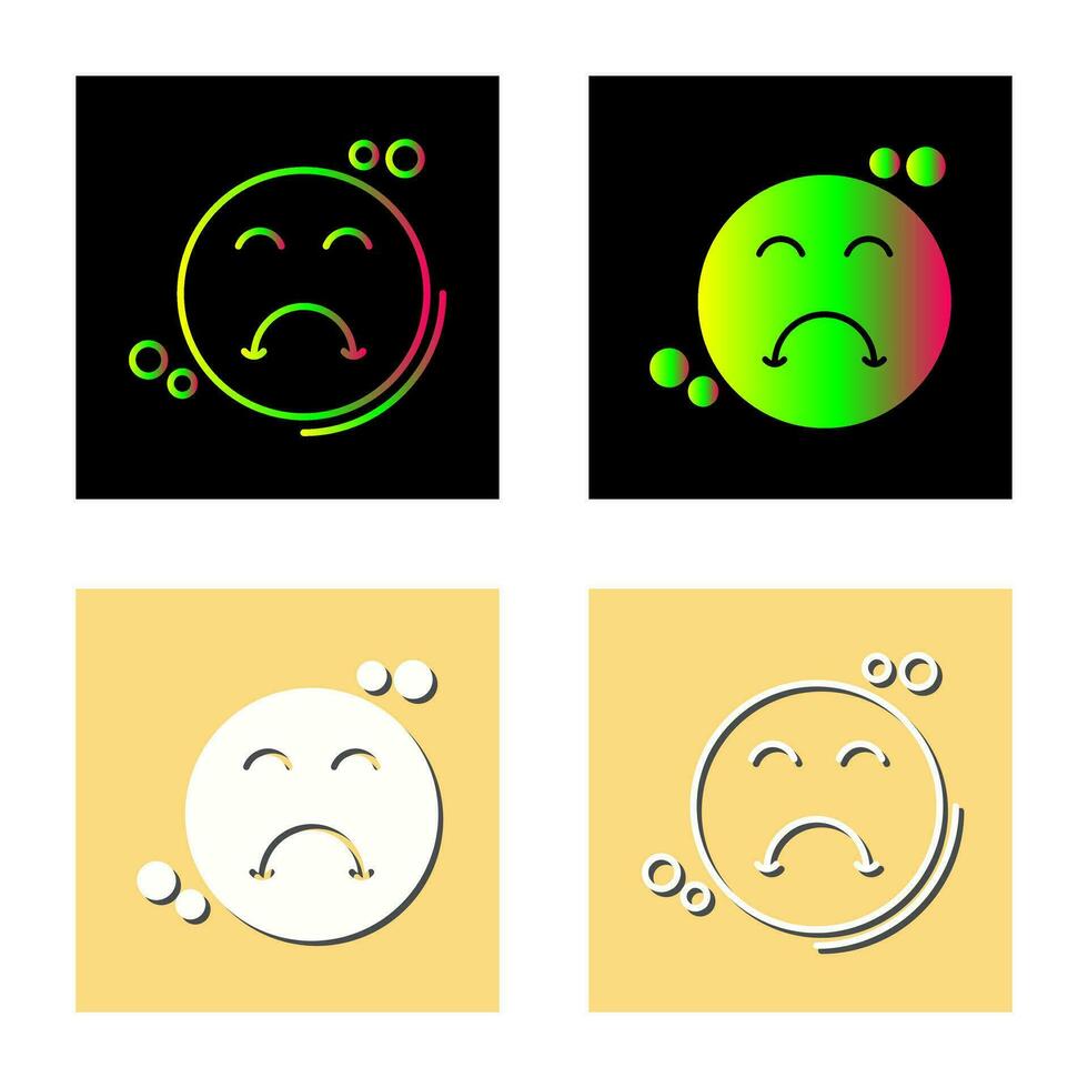Upset Vector Icon