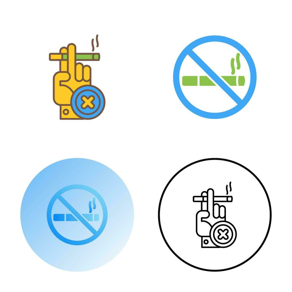 Quit Smoking Vector Icon