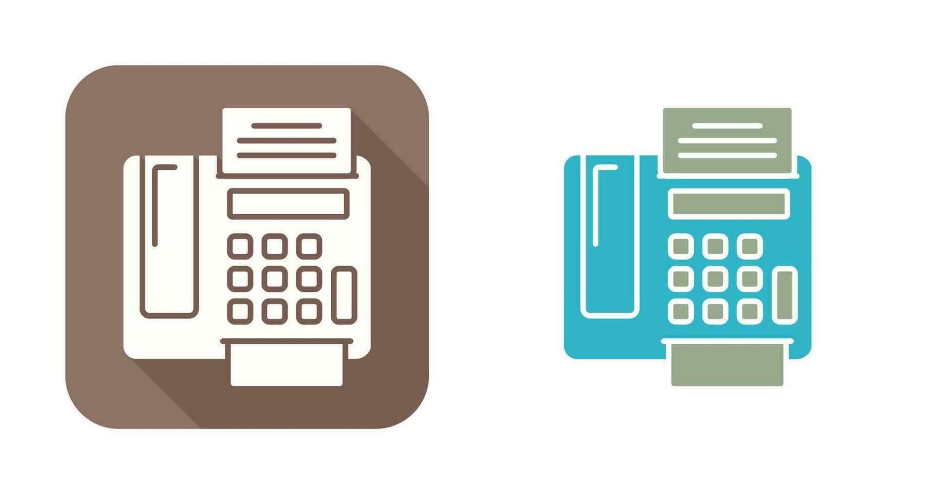 fax Machine Vector Icon