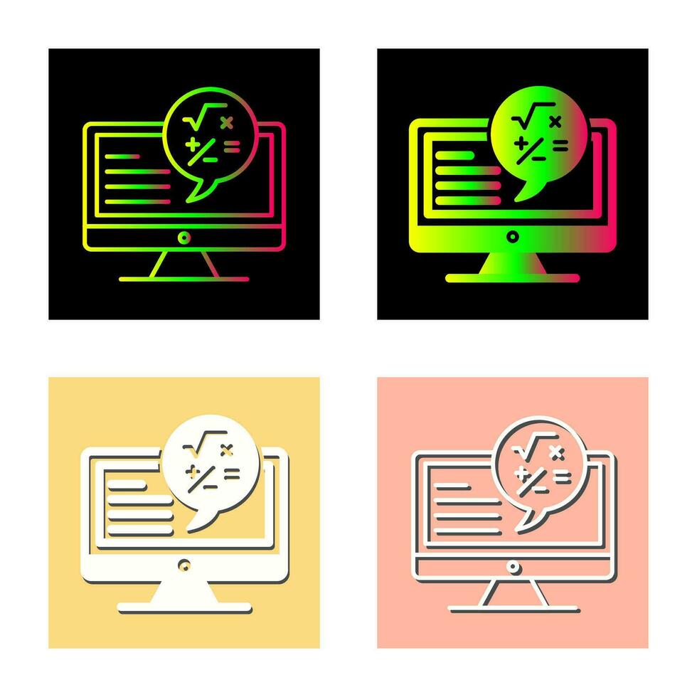 Maths Vector Icon