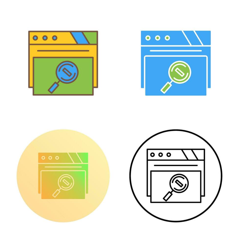 Magnifying Glass Vector Icon