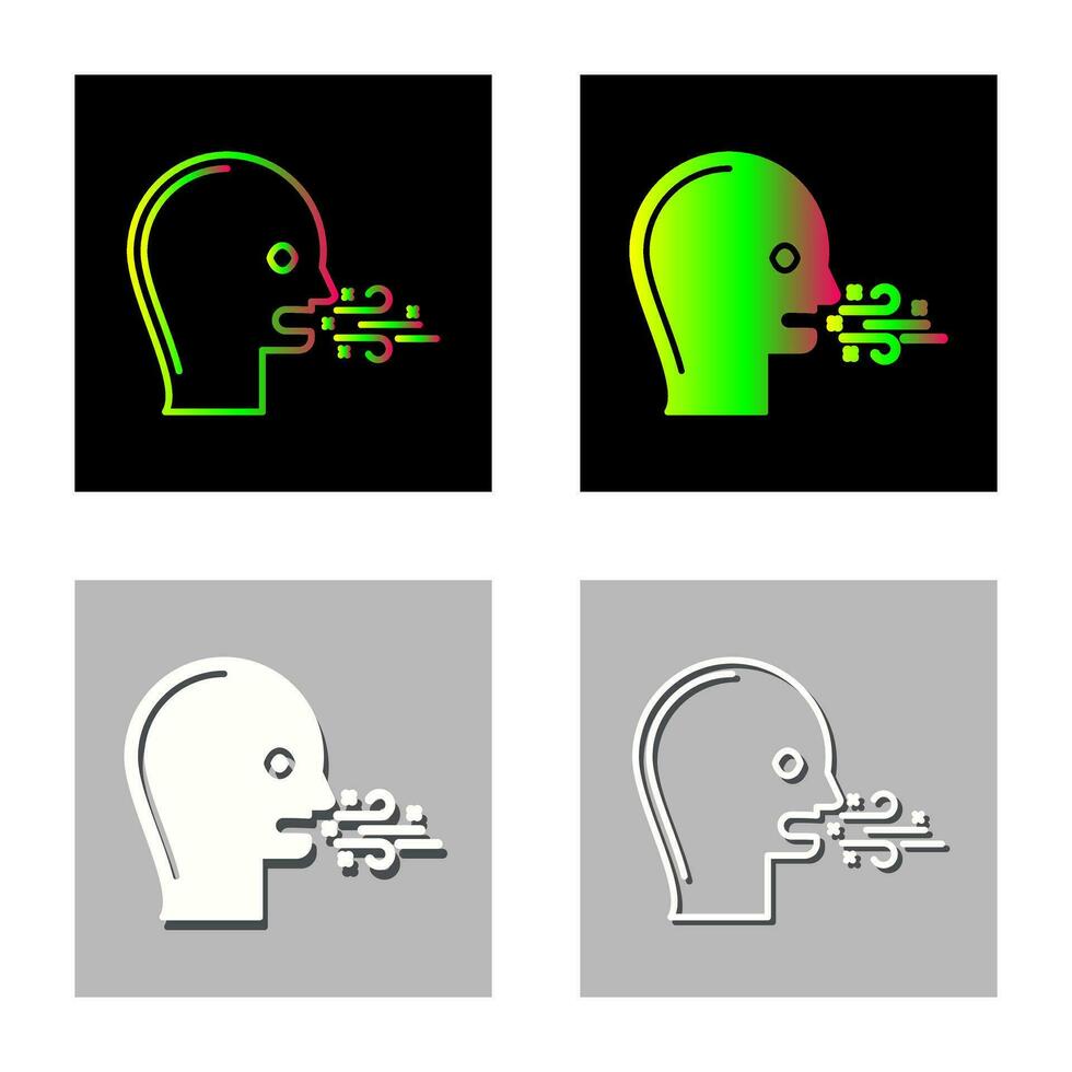 Bad Breath Vector Icon
