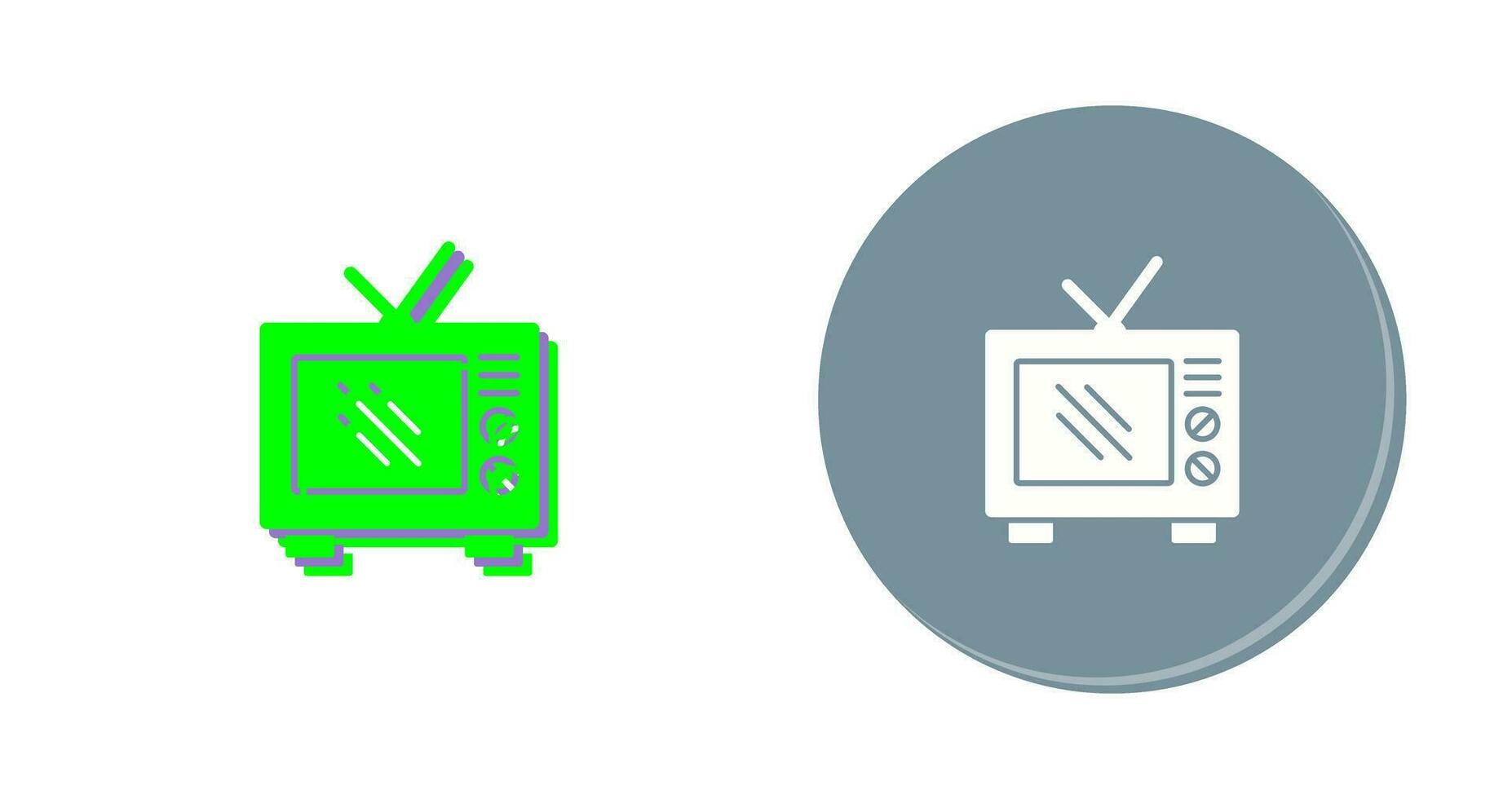 Old TV Vector Icon