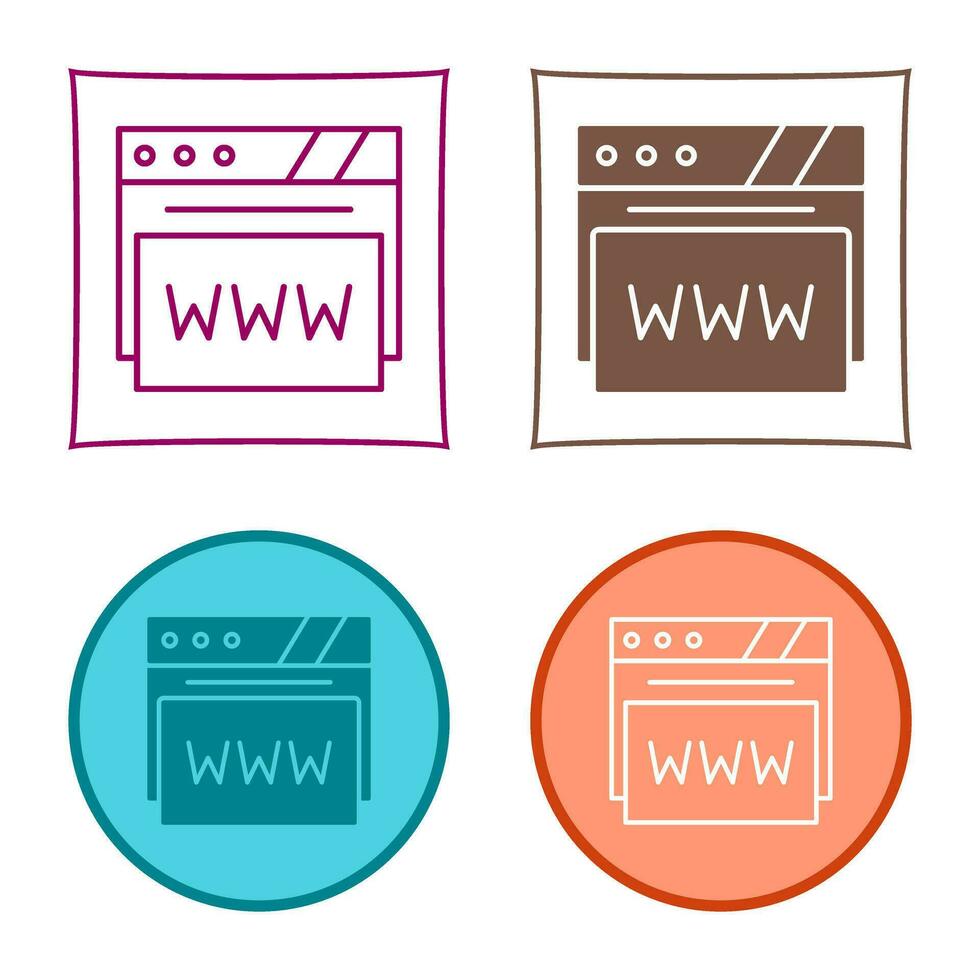 Web Browser Vector Icon