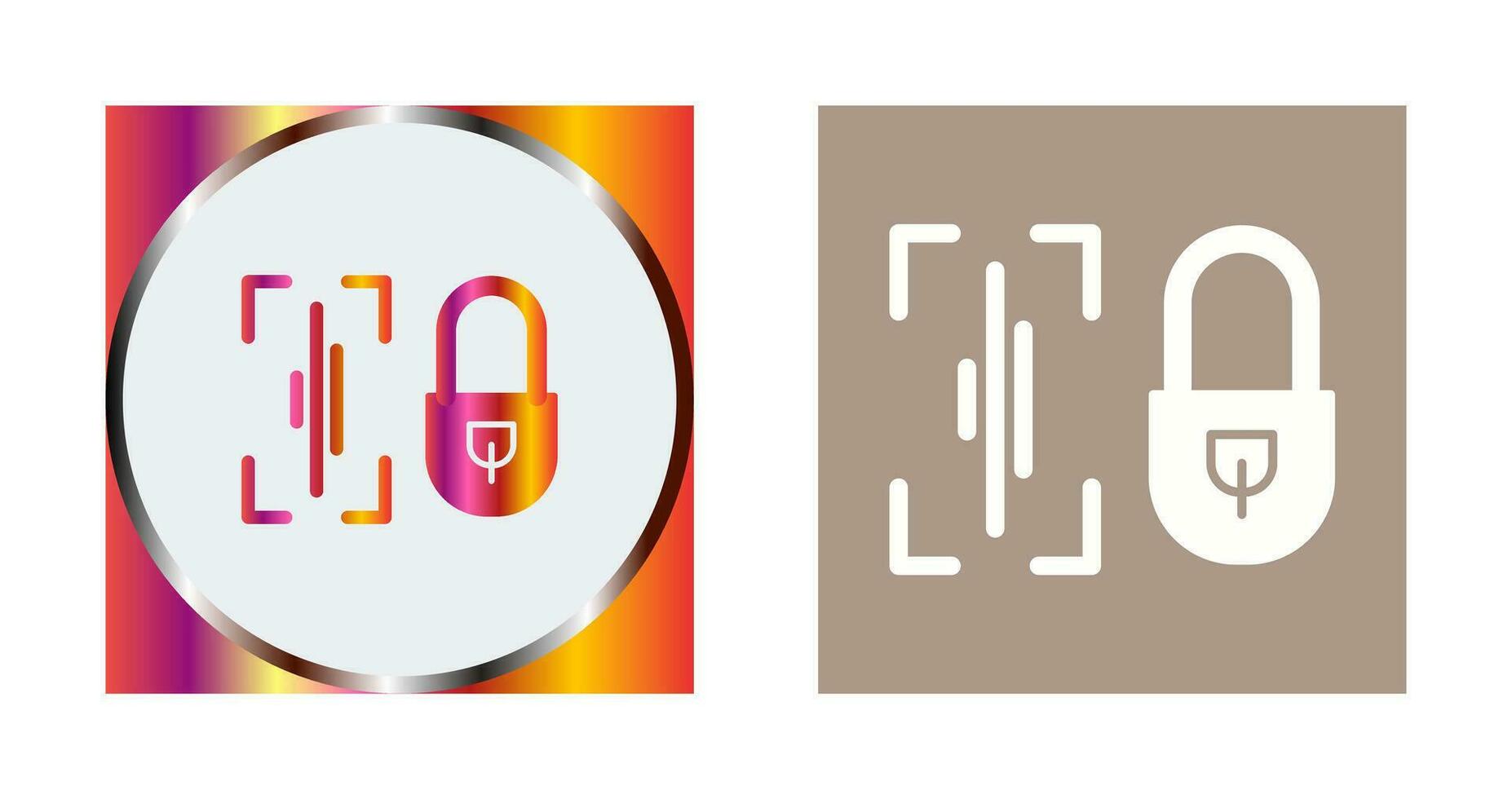 Voice Lock Vector Icon