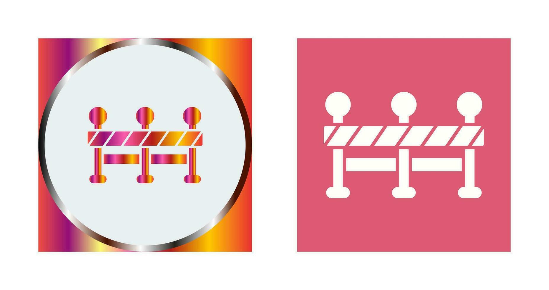 Roadblock Vector Icon