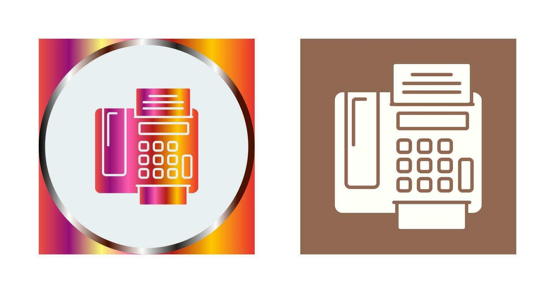 fax Machine Vector Icon