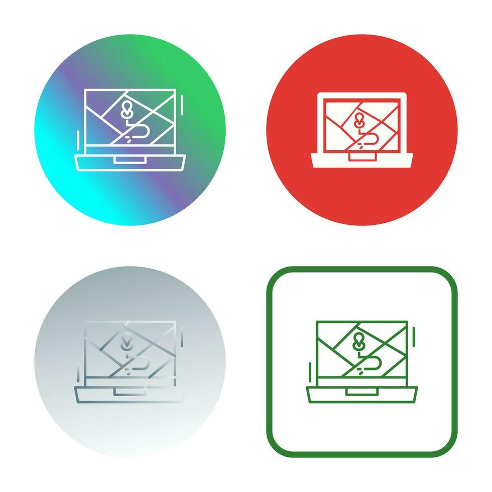 Google Map Vector Icon