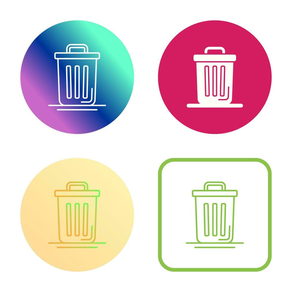 Trash Can Vector Icon