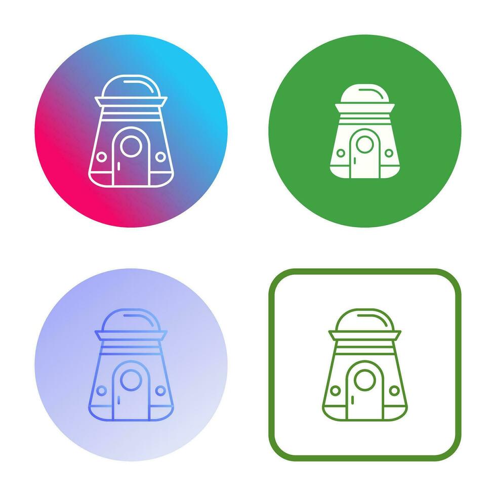 Space Capsule Vector Icon