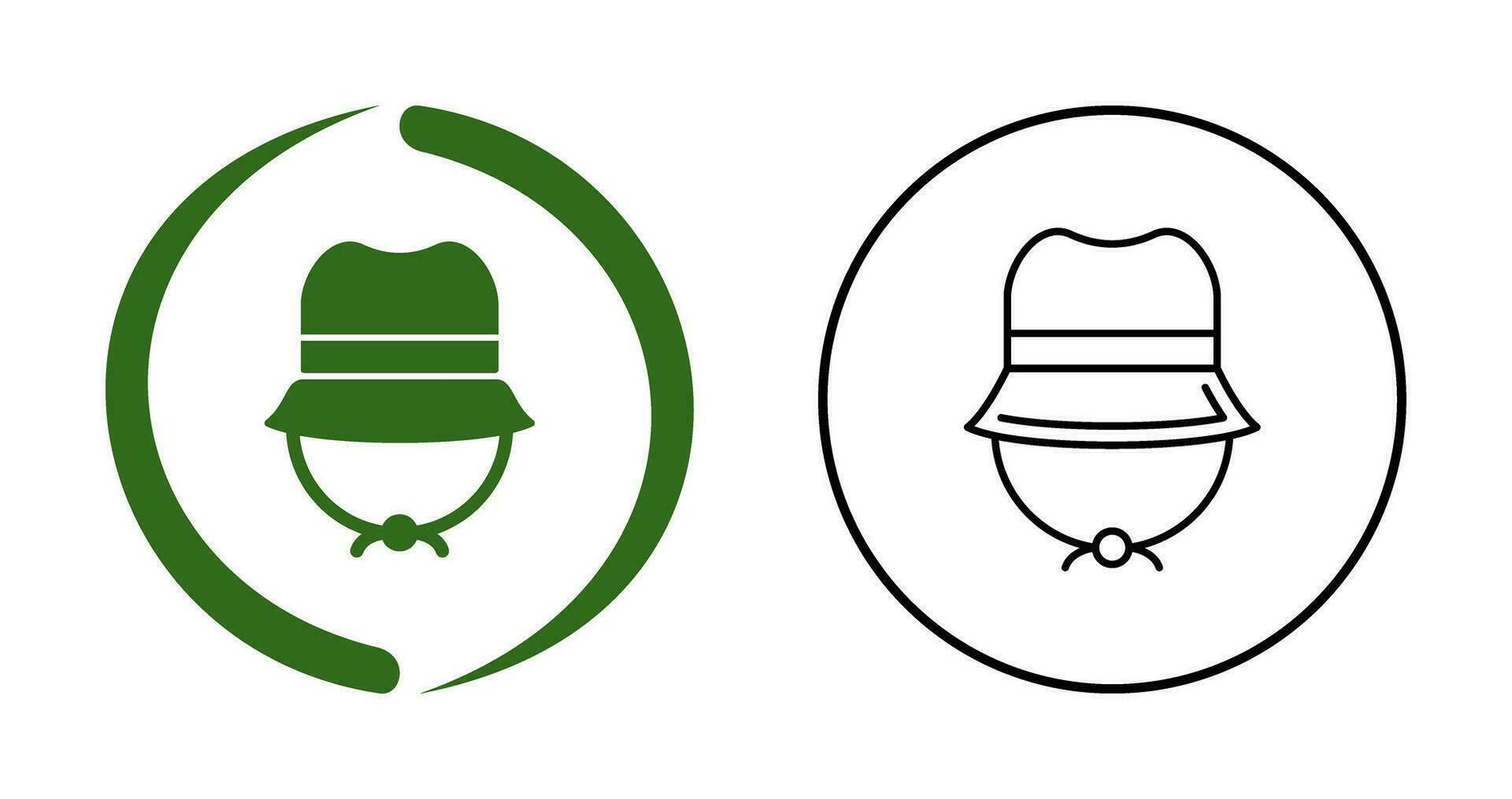 Camping Hat Vector Icon
