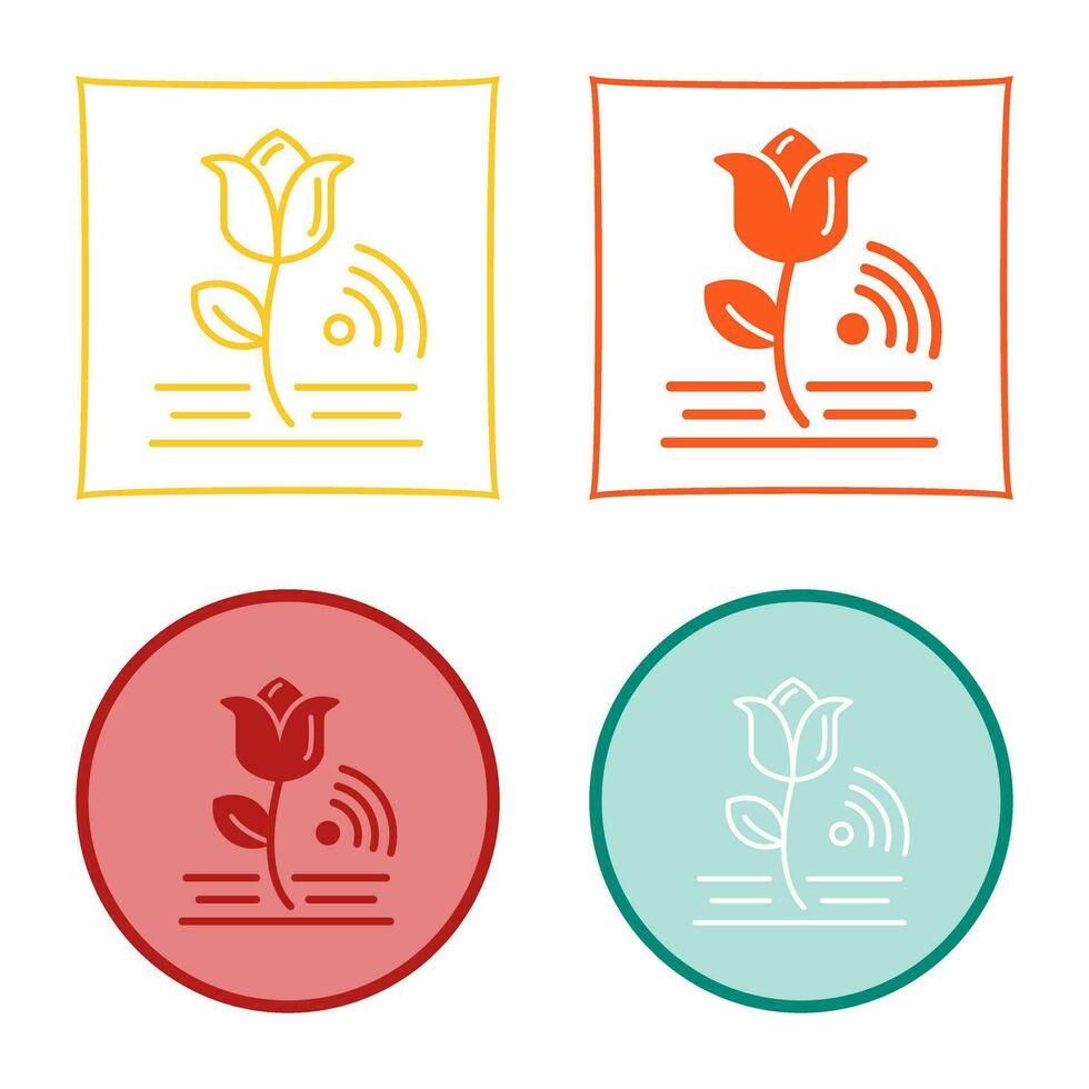 icono de vector de flores