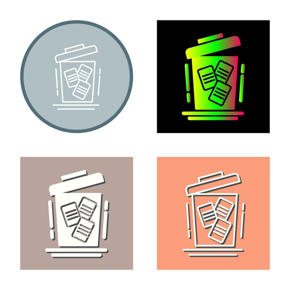 eliminar icono de vector