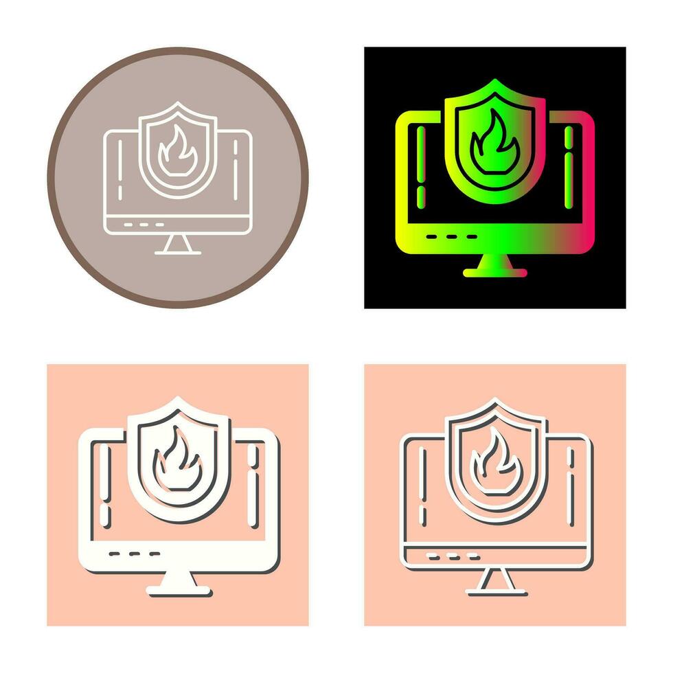 Firewall Vector Icon