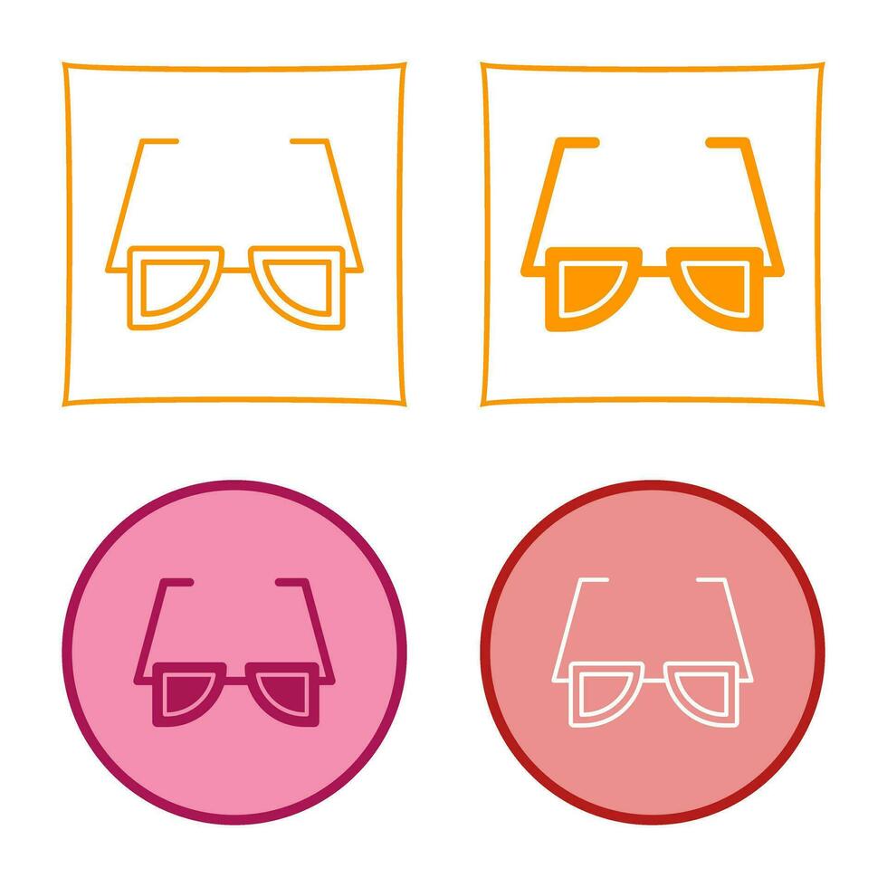 icono de vector de gafas de sol