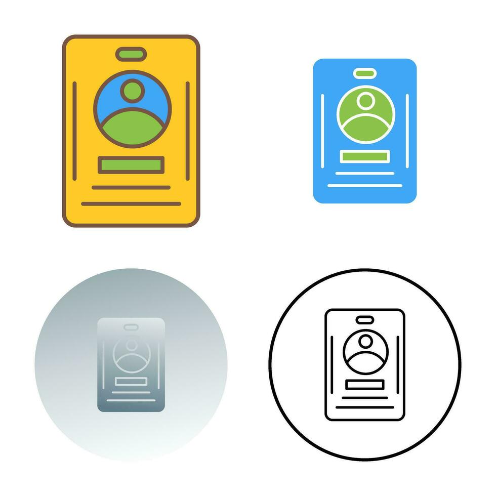 Office Card Vector Icon