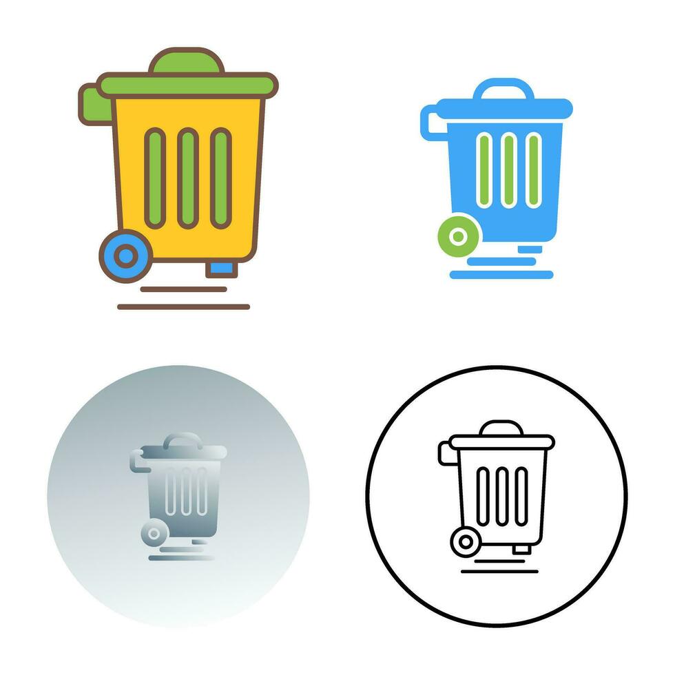 Dustbin Vector Icon