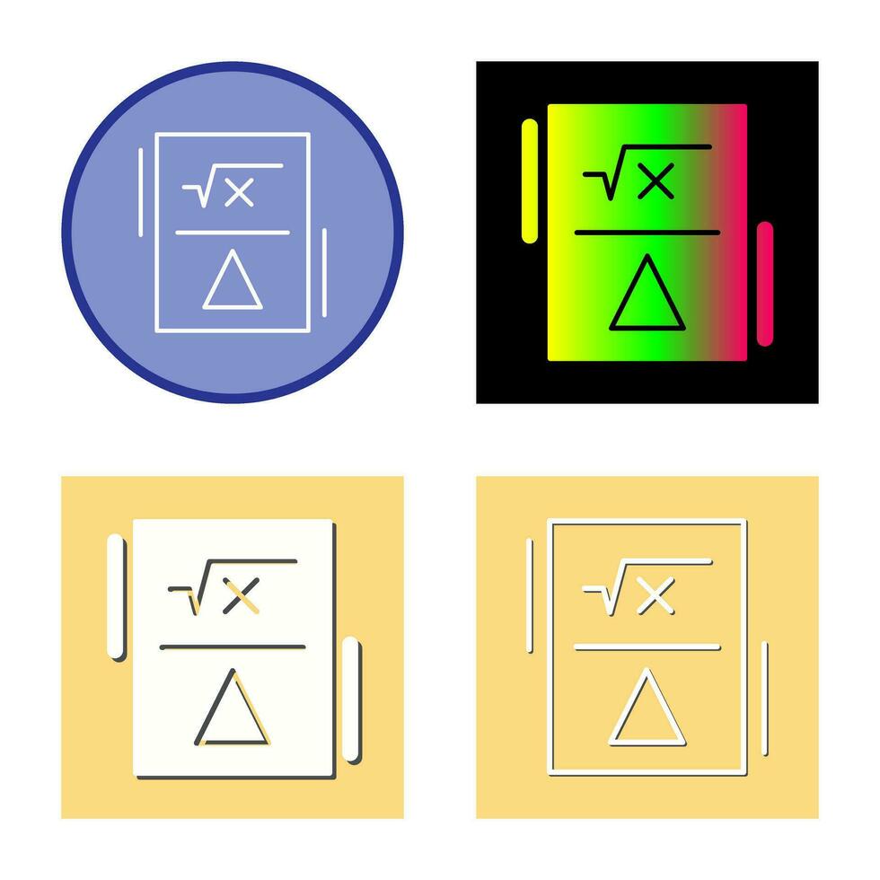 Formula Vector Icon