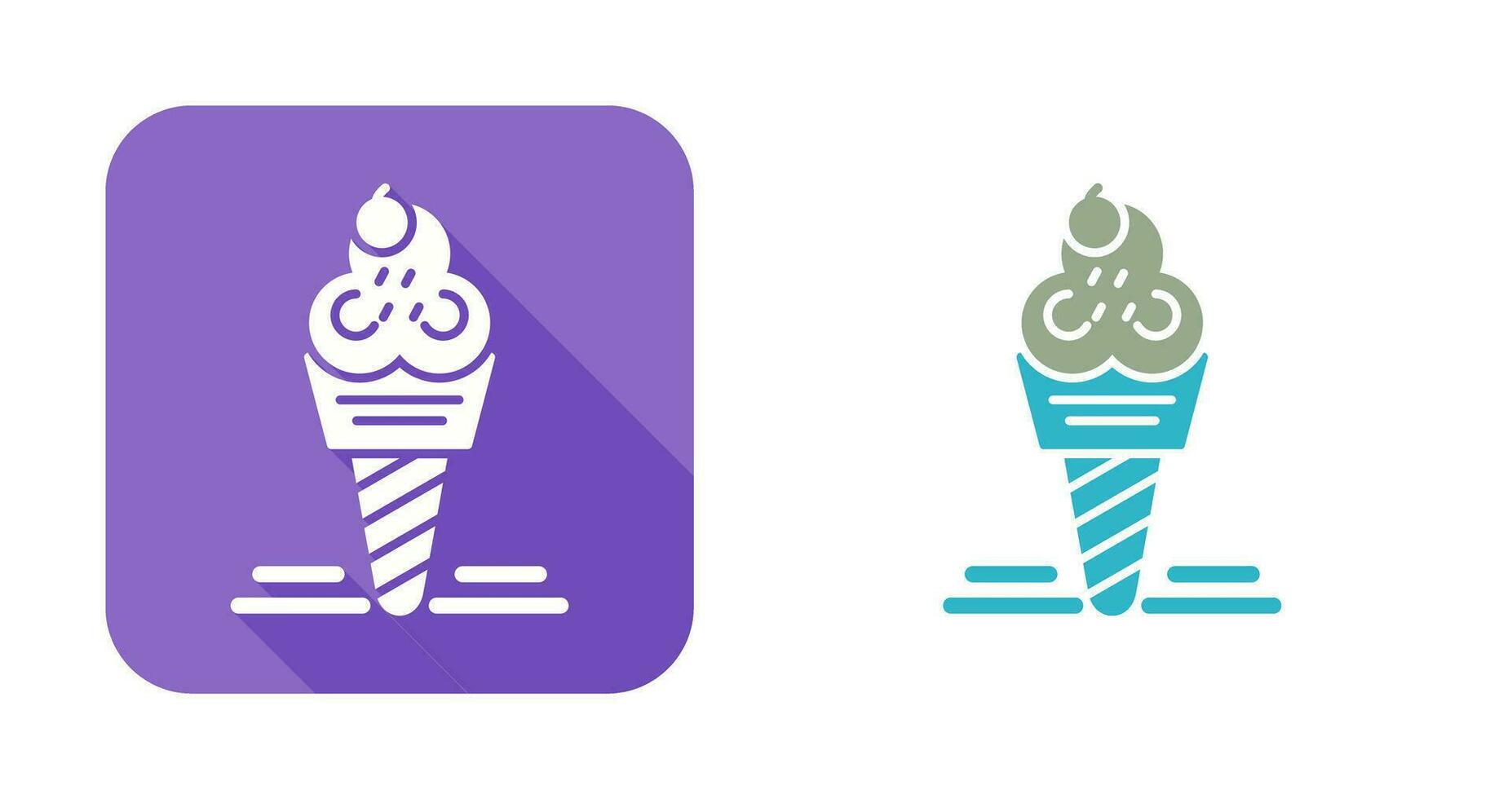 icono de vector de helado