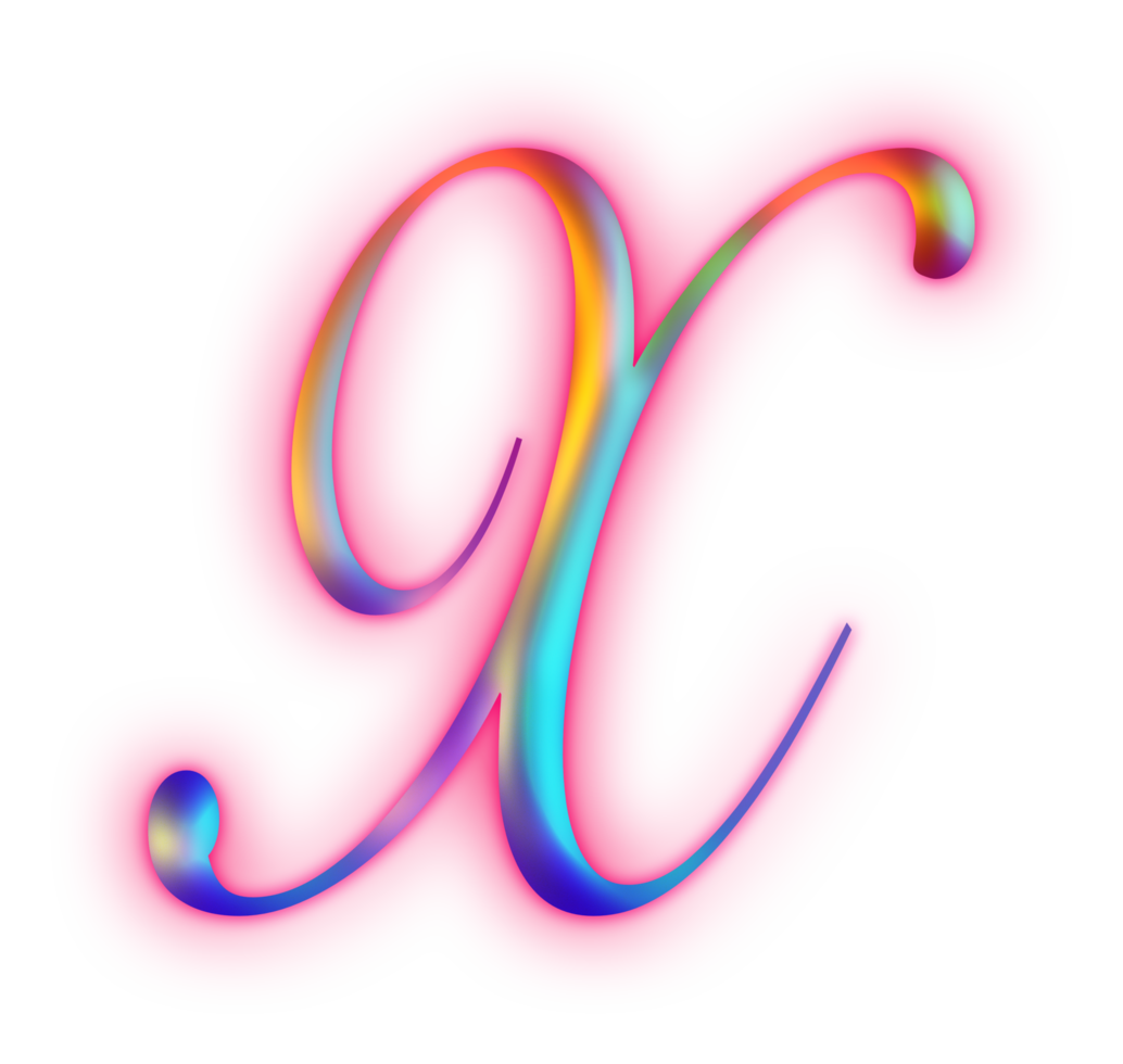 Pink light Alphabet png