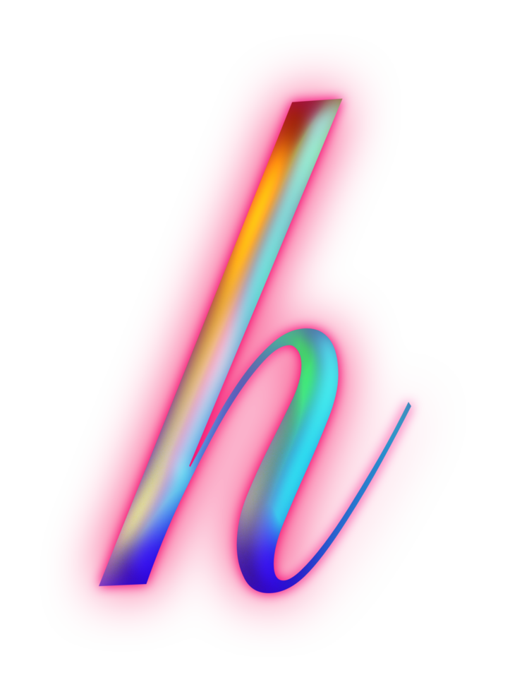 Pink light Alphabet png