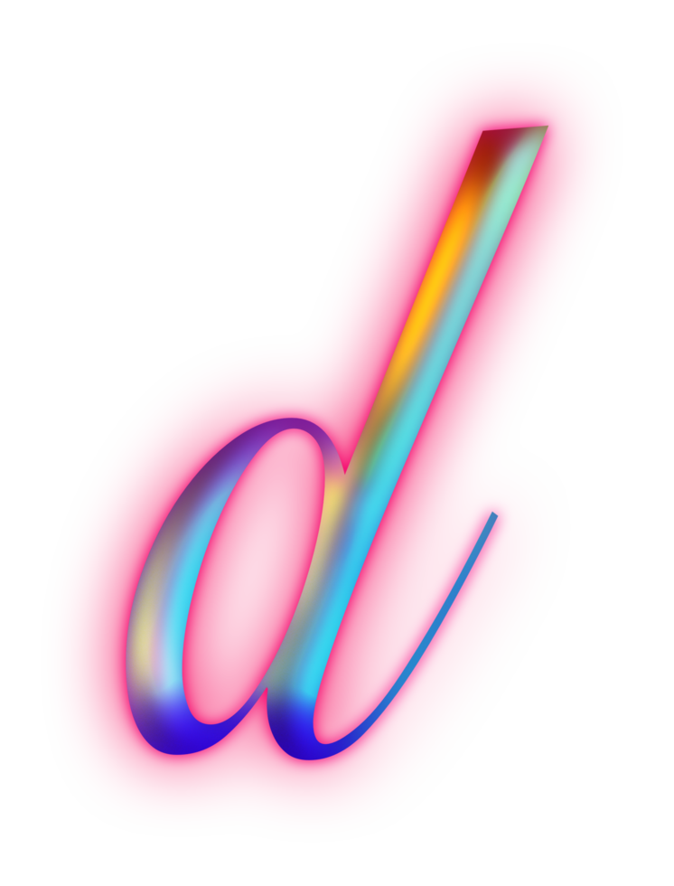 Pink light Alphabet png