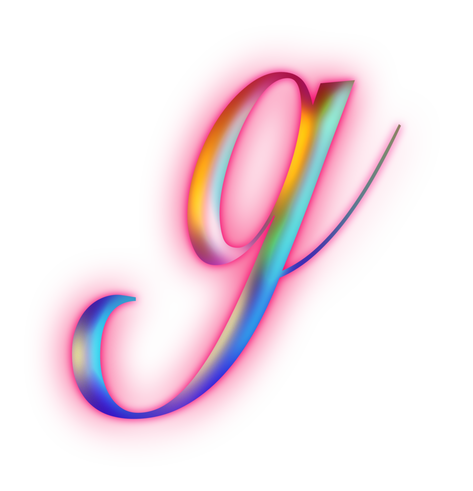 Pink light Alphabet png