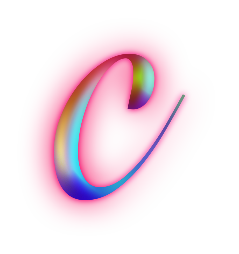 Pink light Alphabet png