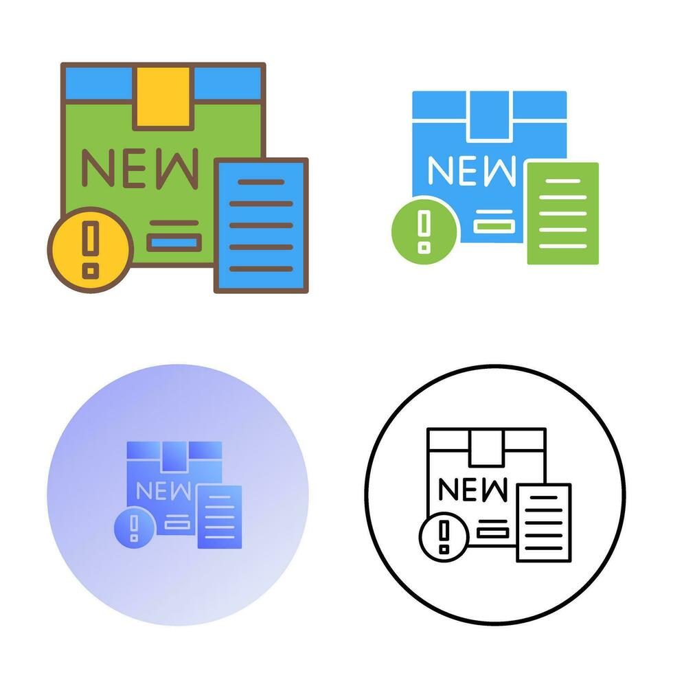 New Product Vector Icon
