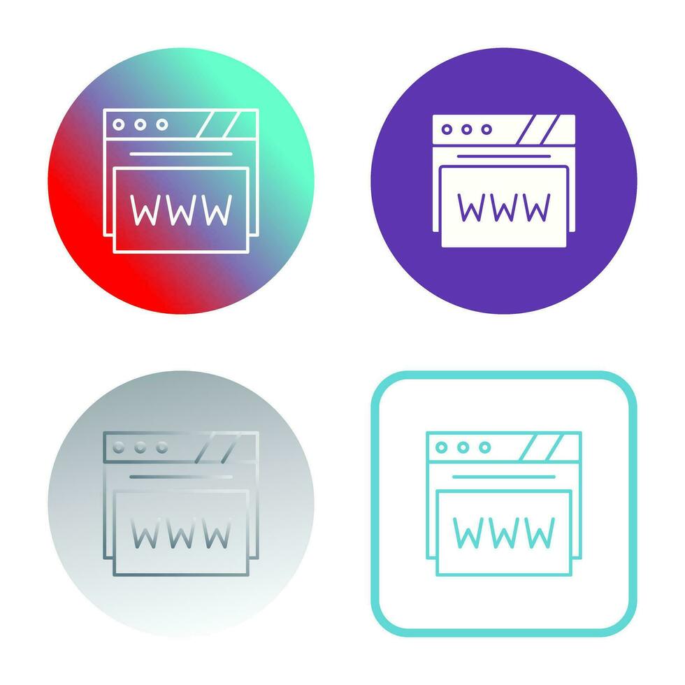 Web Browser Vector Icon