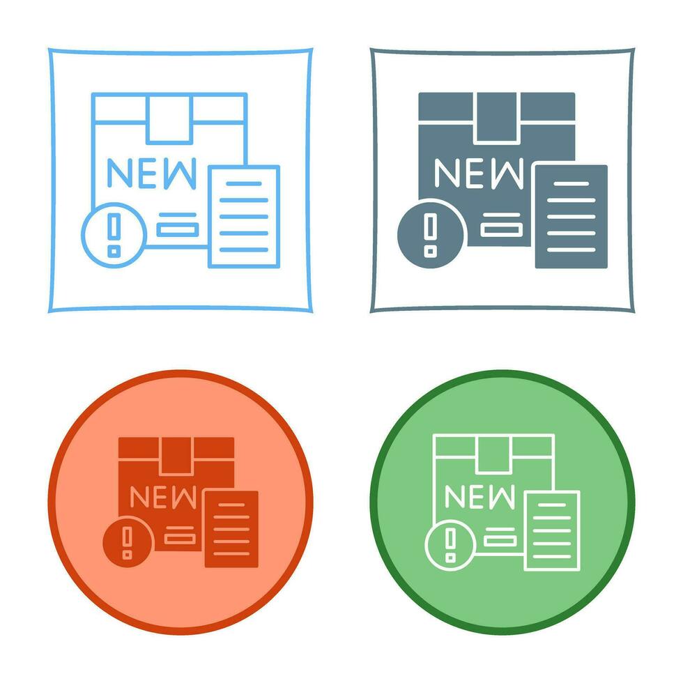 New Product Vector Icon