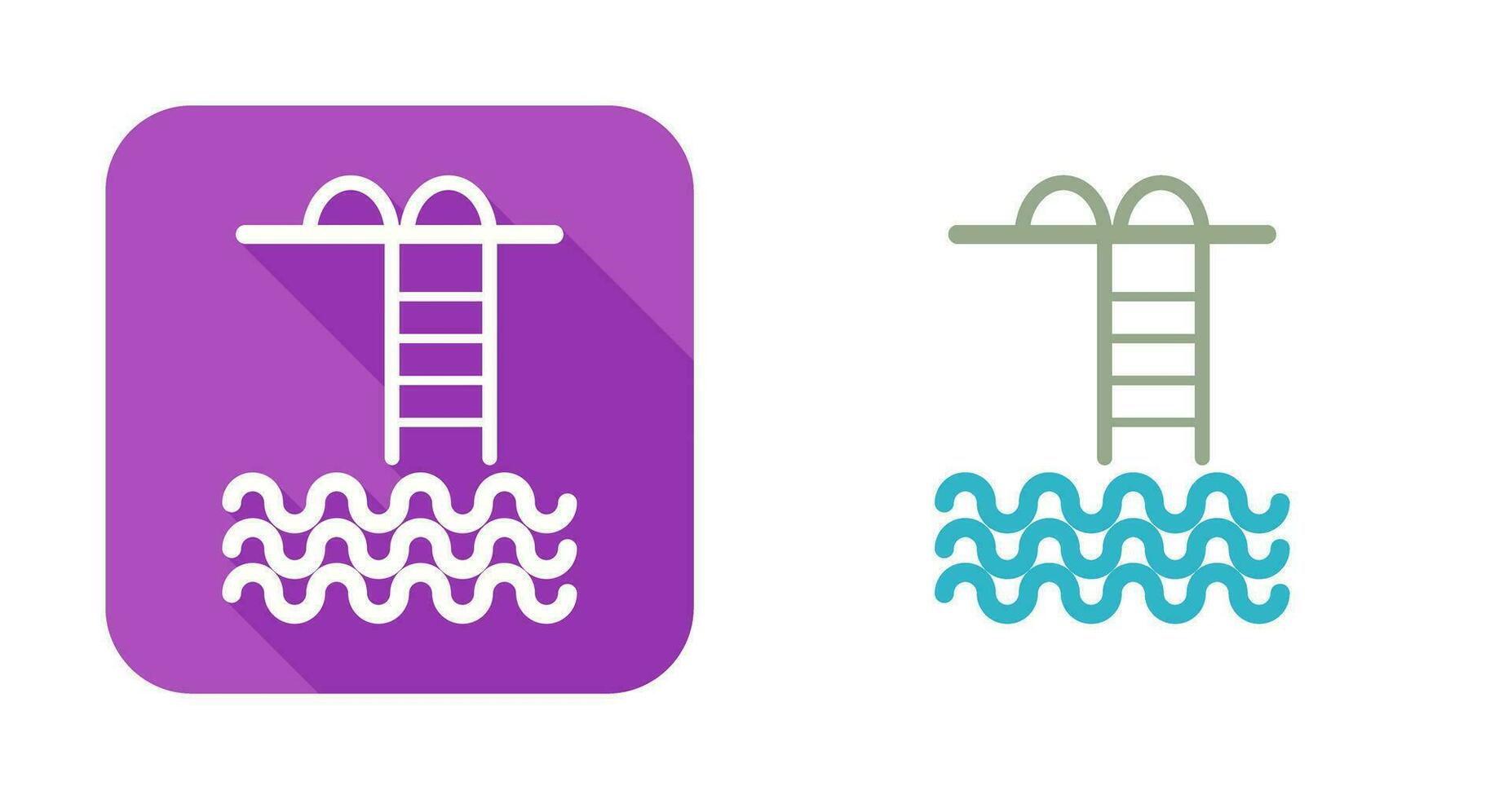 Swiming pool Vector Icon