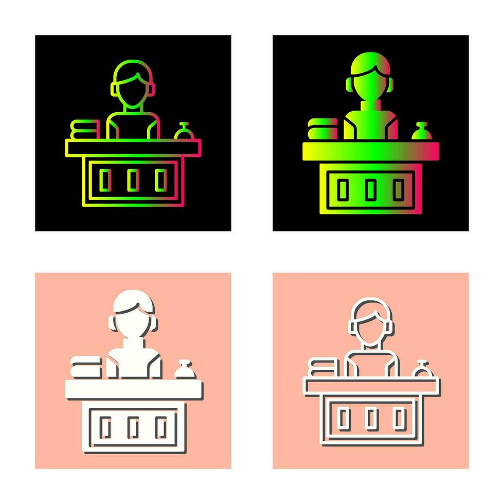 Office Reception Vector Icon