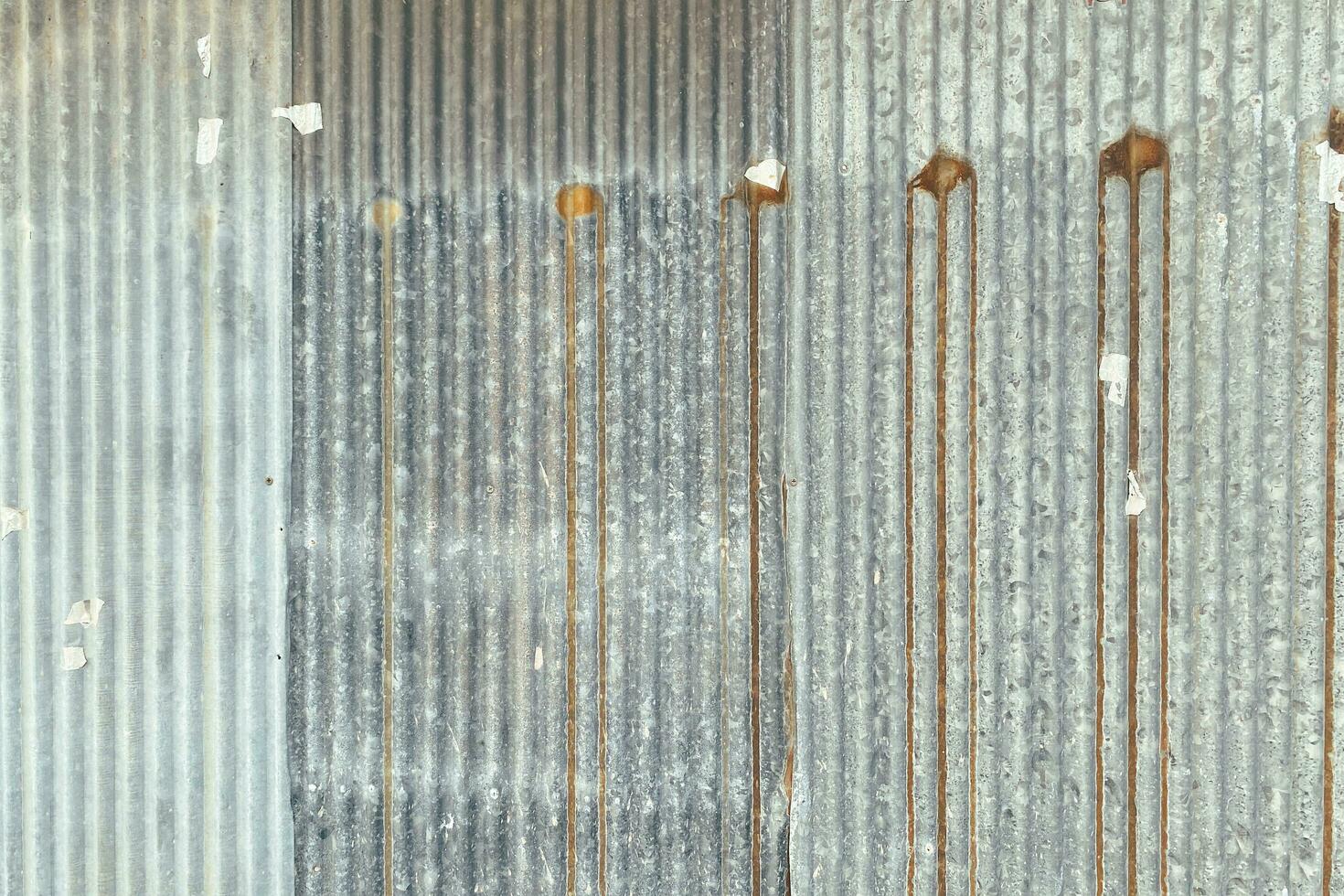 Old zinc rustic vertical texture and background photo