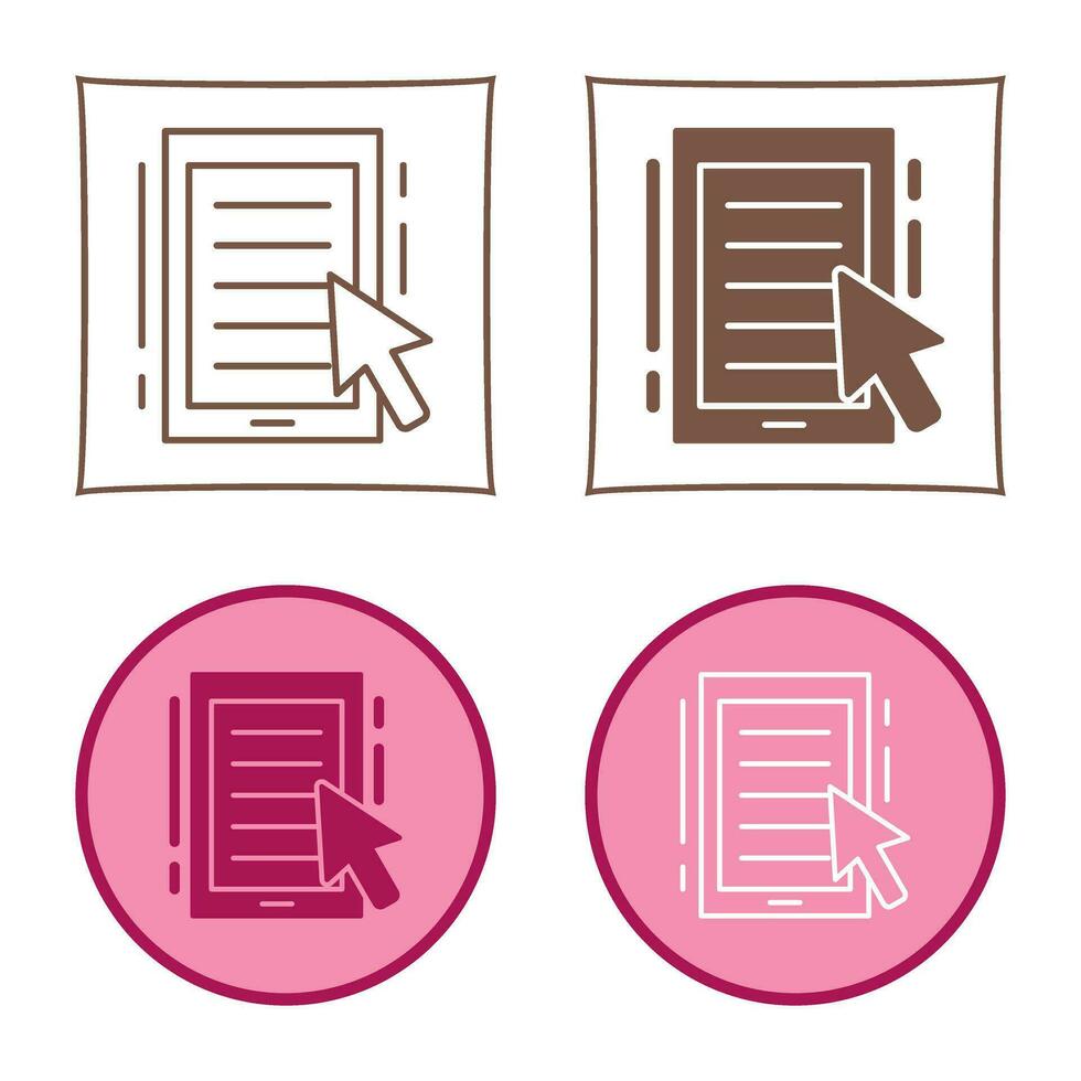 Ebook Vector Icon