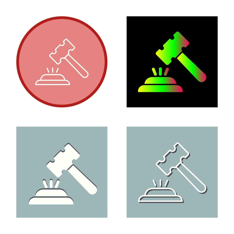 Gavel Vector Icon