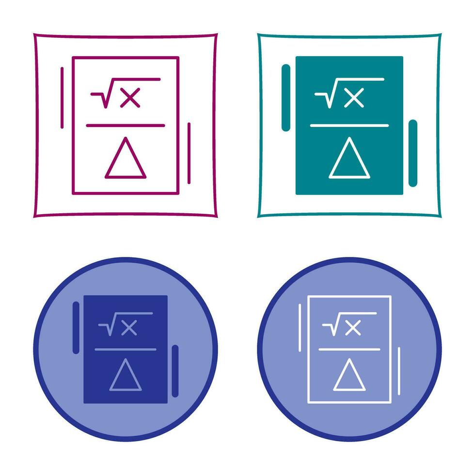 Formula Vector Icon