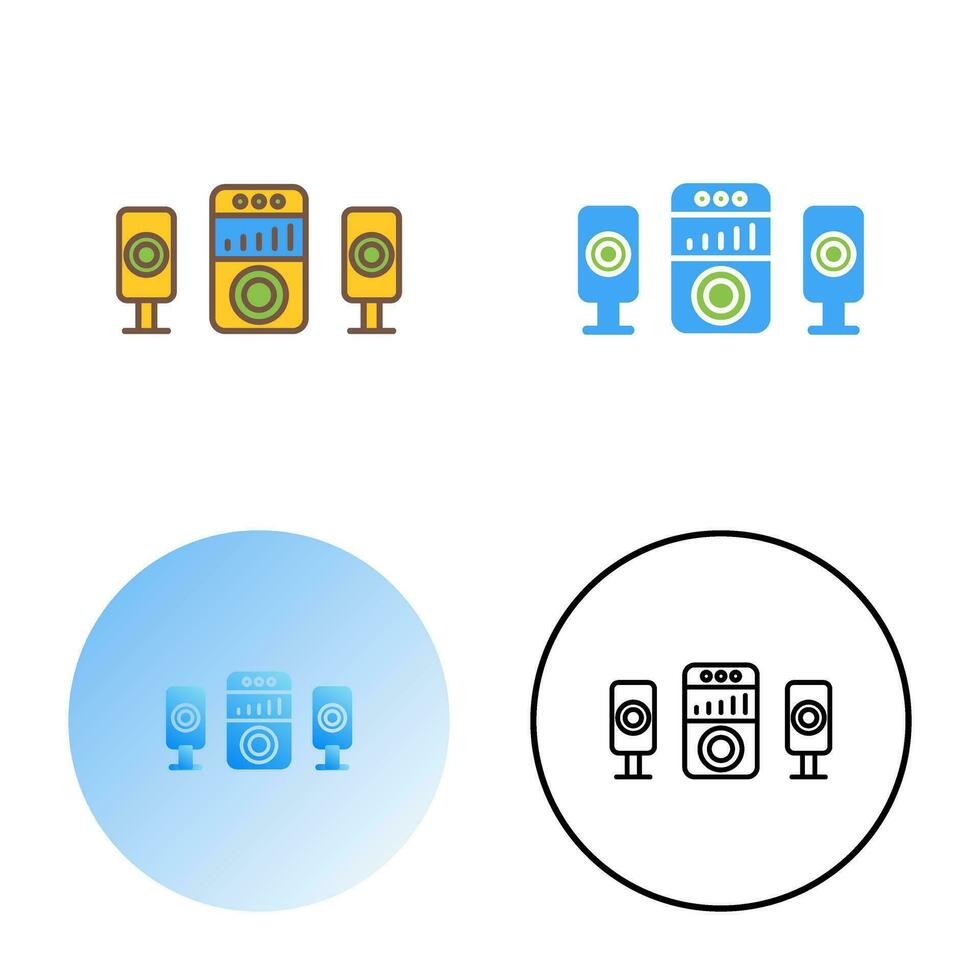 Sound System Vector Icon