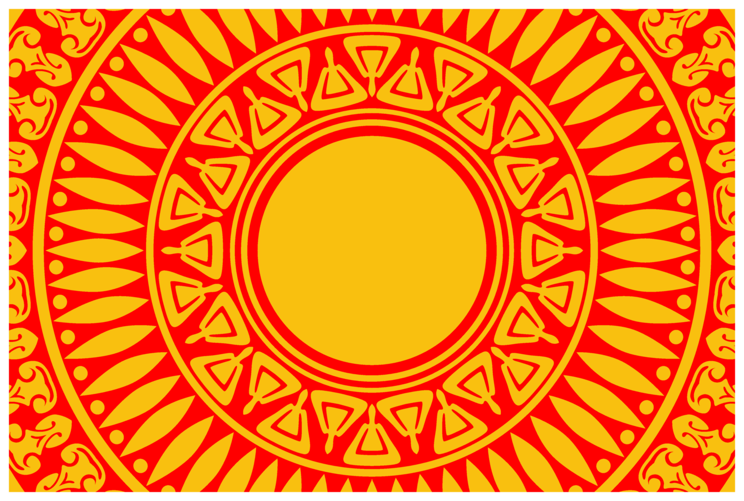 Mandala Ornament Pattern With Transparent Background png
