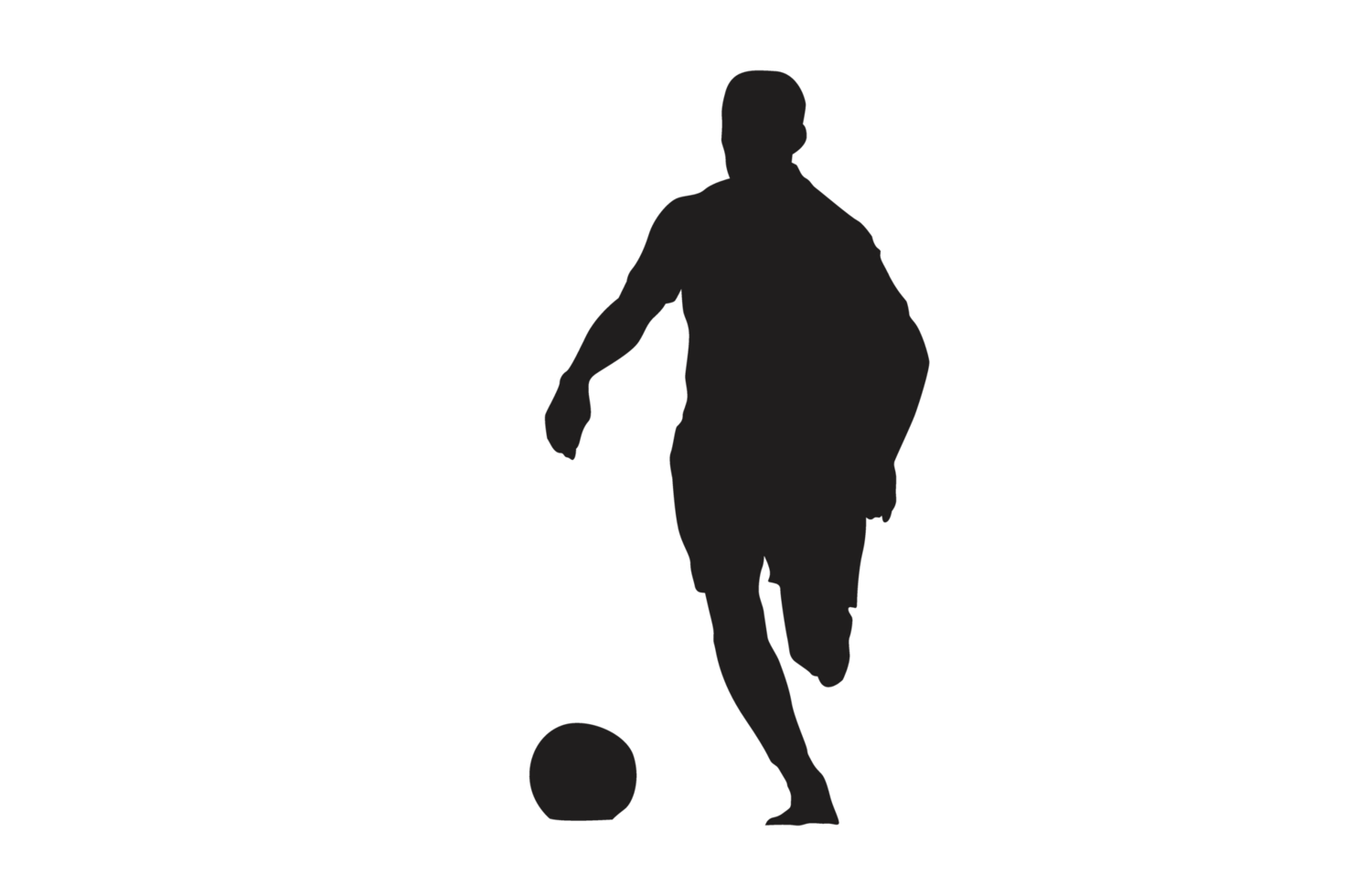 actitud de fútbol americano jugador - fútbol jugador silueta modelo antecedentes png