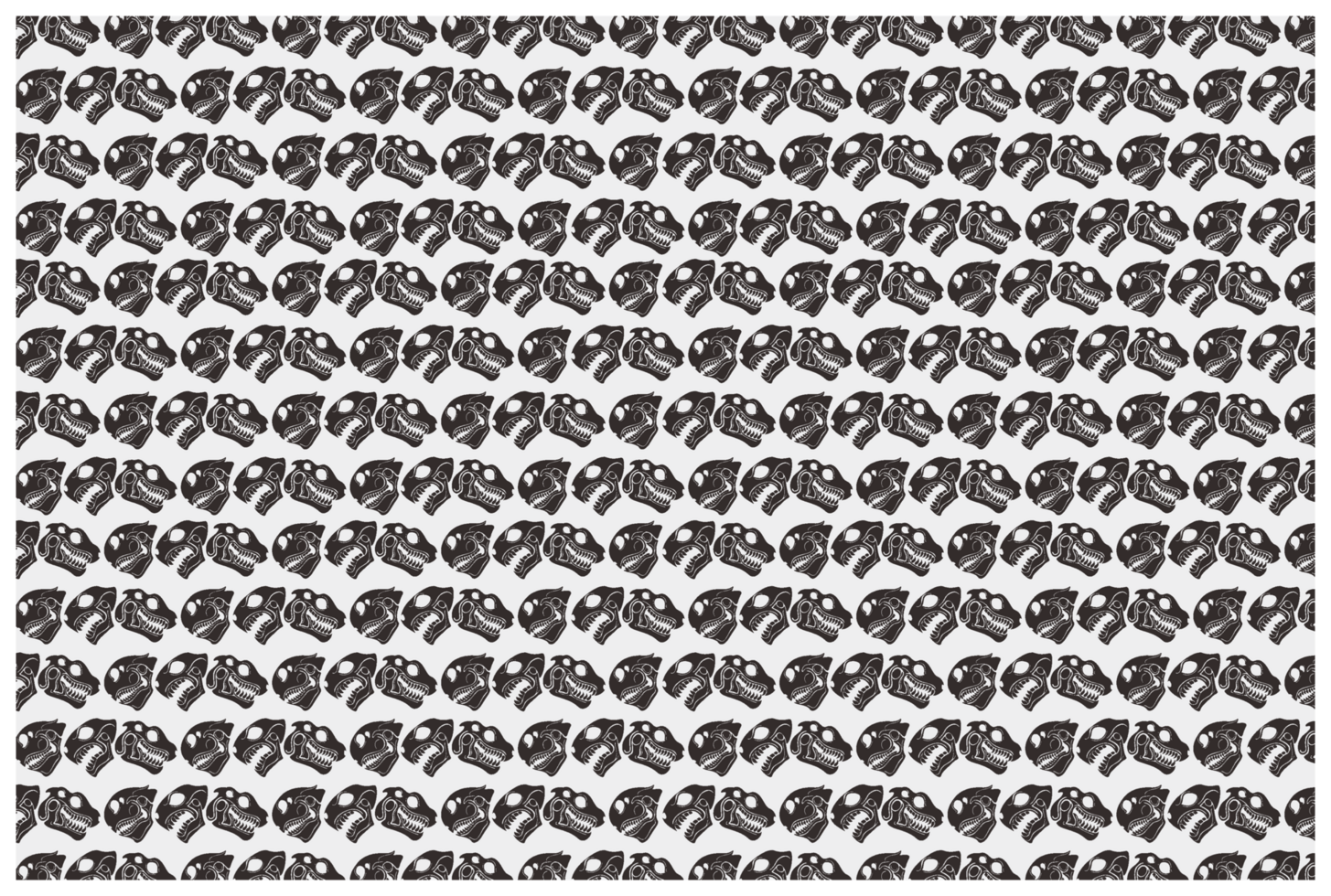 Dragon Skull Tattoo Pattern Background png