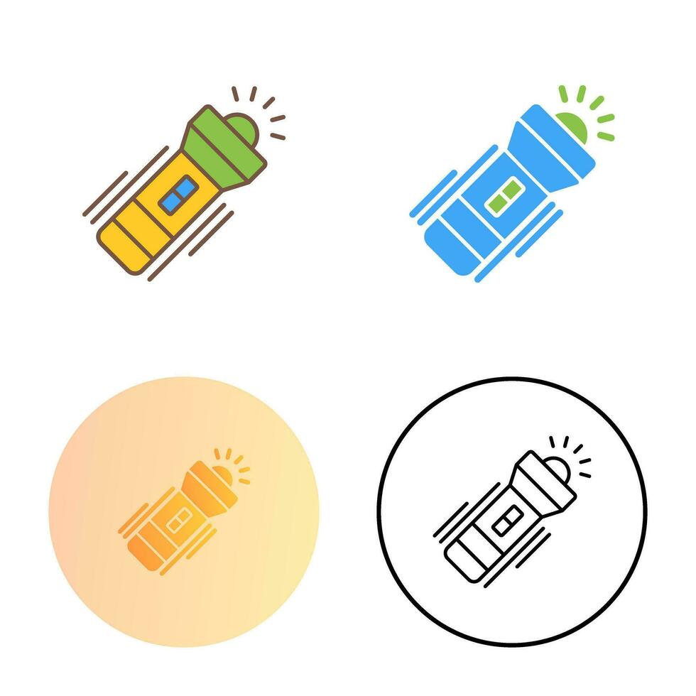 Flashlight Vector Icon