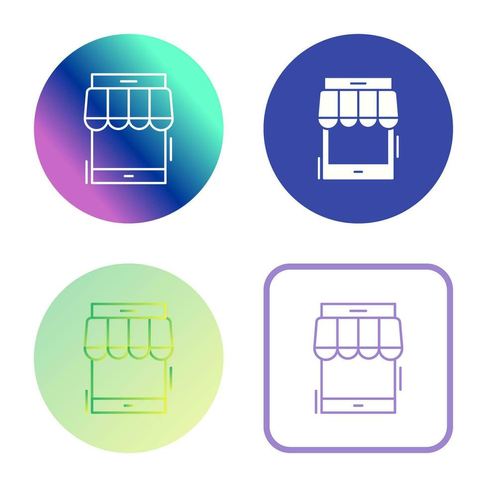 Online Shop Vector Icon