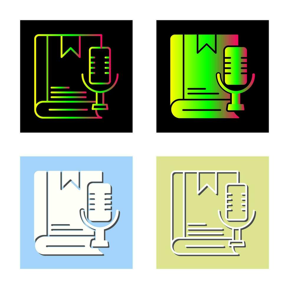 Audiobook Vector Icon