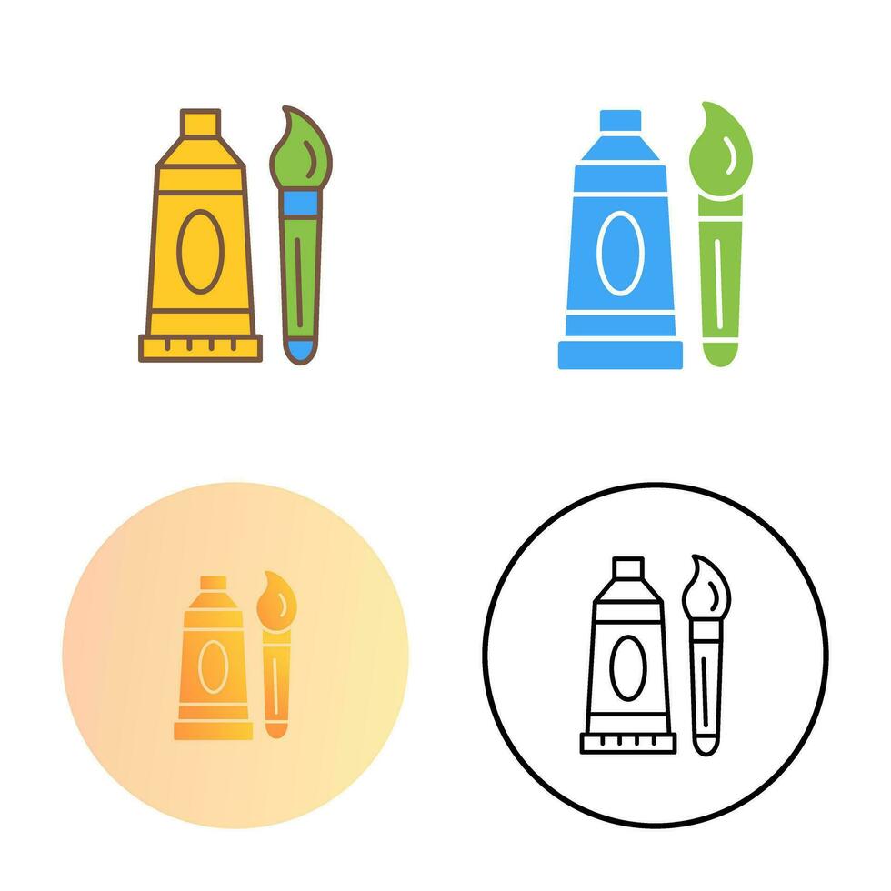 Oil Paint Vector Icon