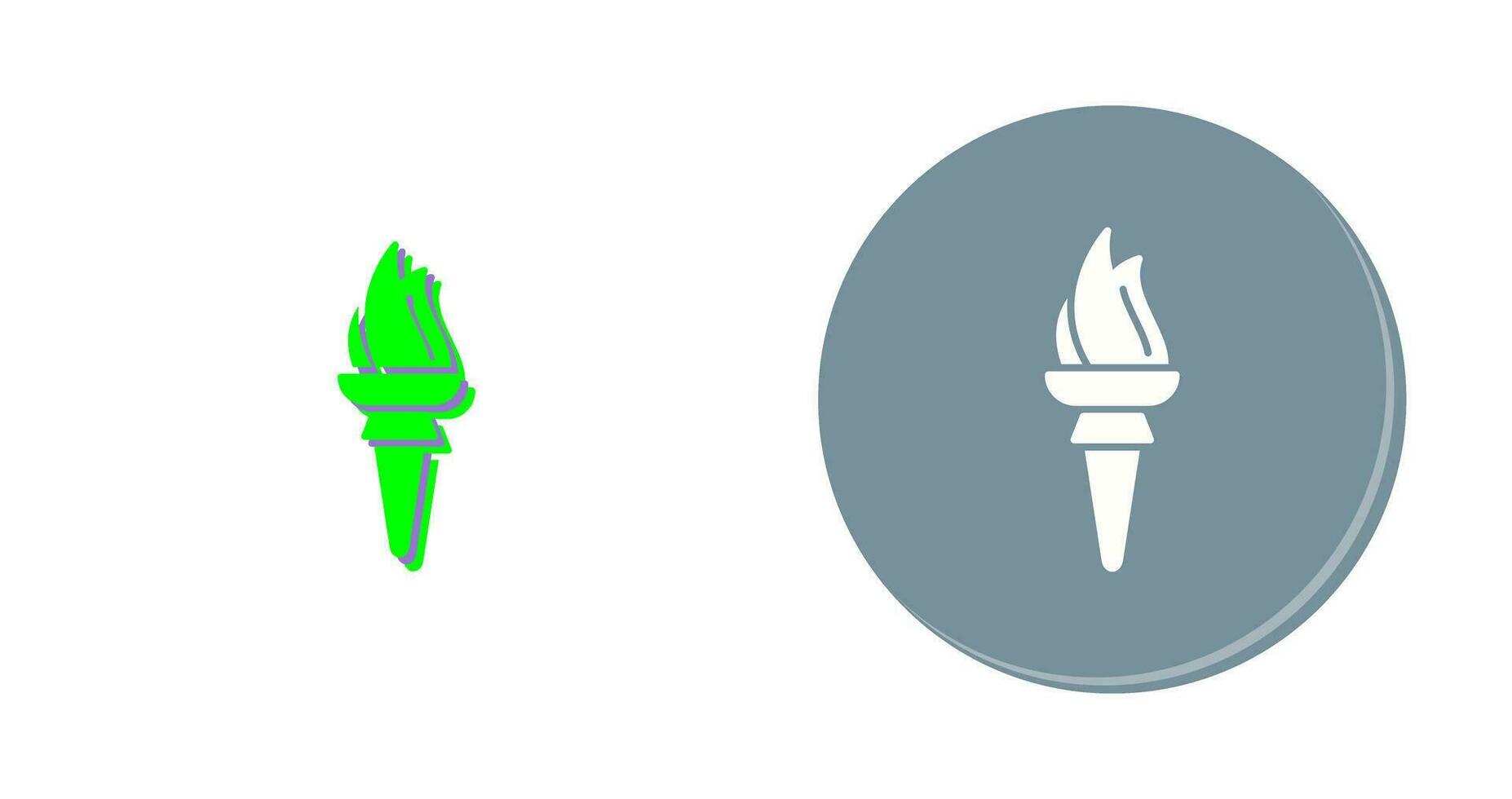 Torch Vector Icon