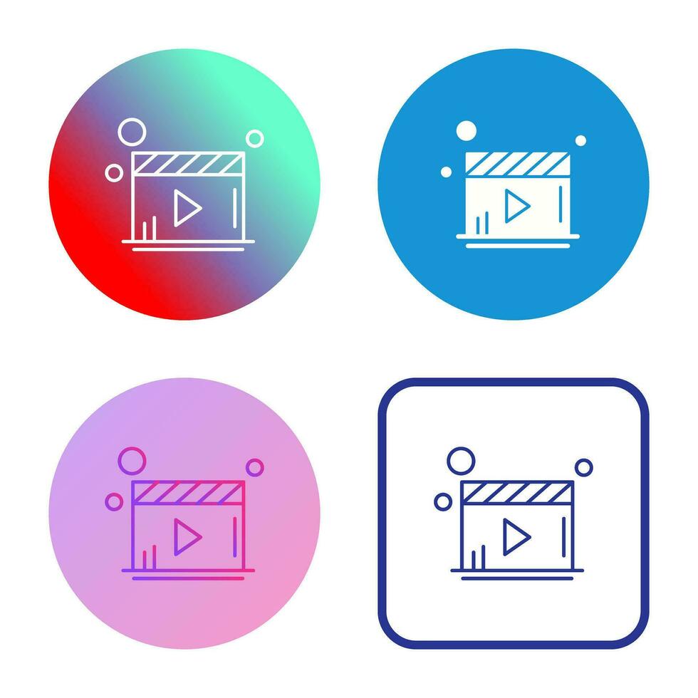 Video Player Vector Icon