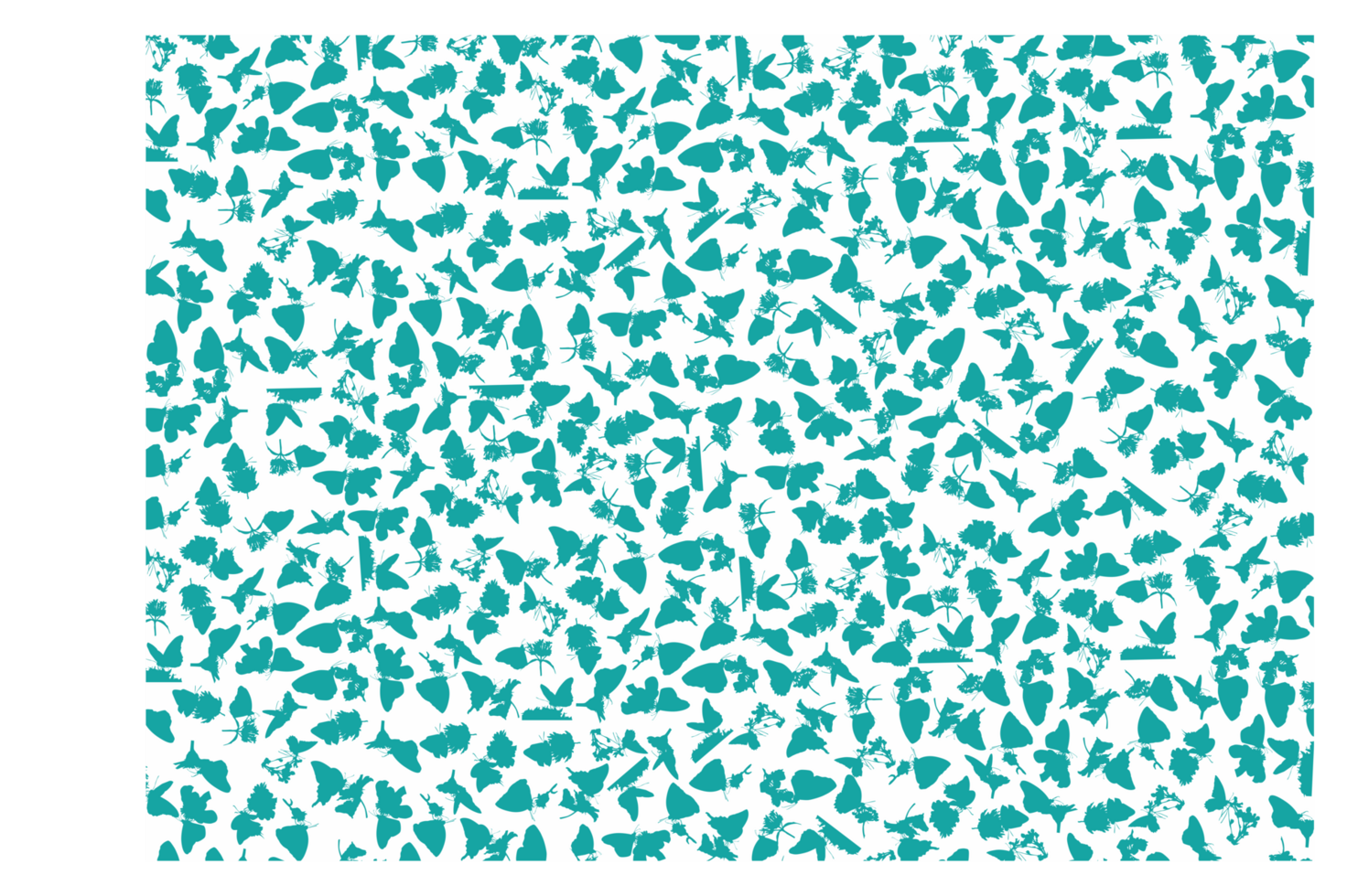 Butterfly Silhouette Pattern Background png